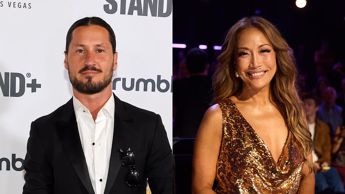 Val Chmerkovskiy Apologizes to Carrie Ann Inaba for Oscars Slap Reference